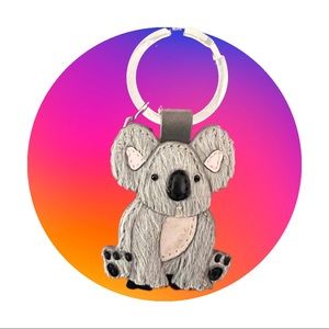 Coach Koala Bear Keyfob/Keychain #92326.